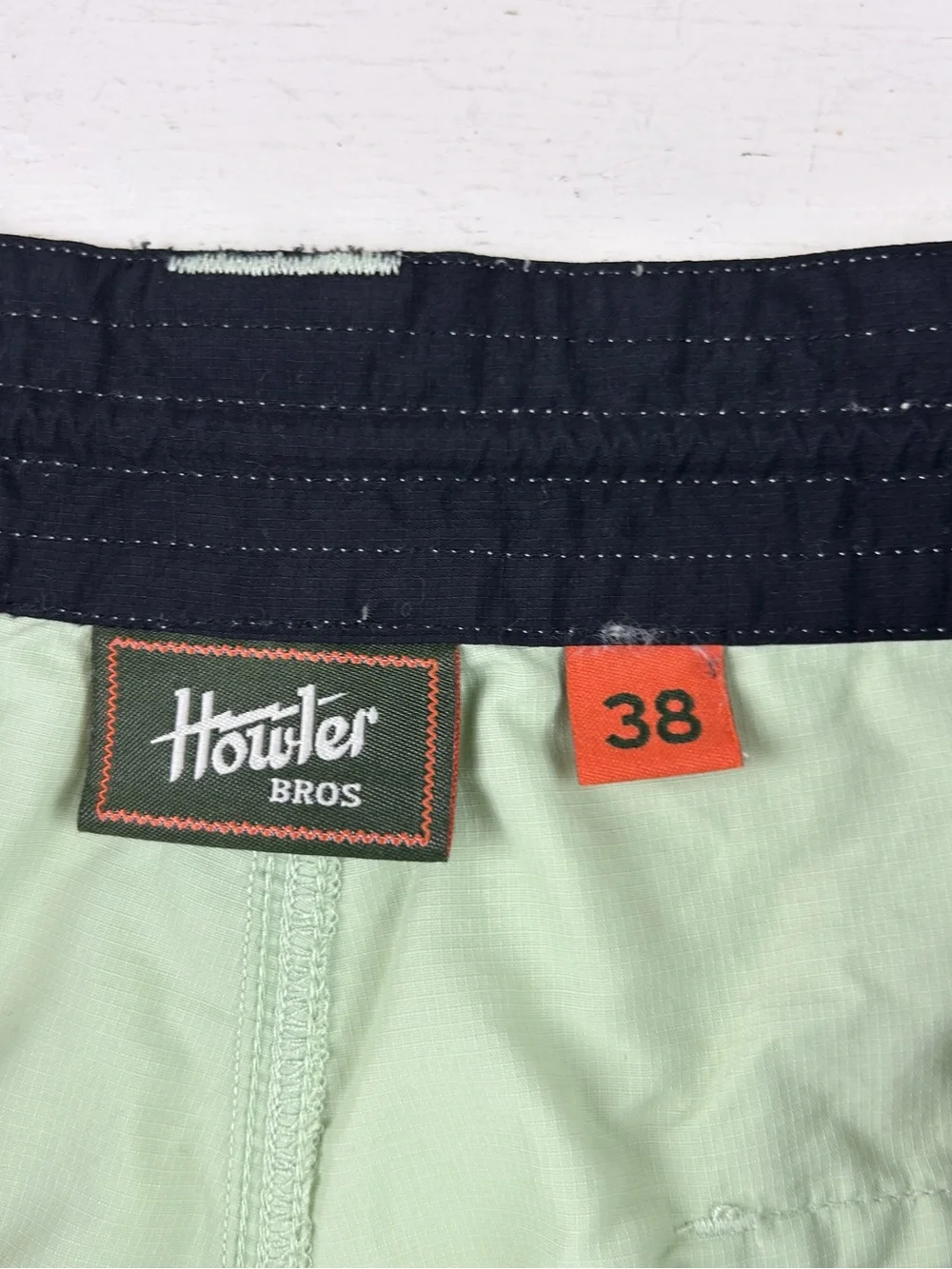 Howler Bros Brothers Board Shorts Mens 38 Lime Stretch Surf Swim Swimsuit Beach